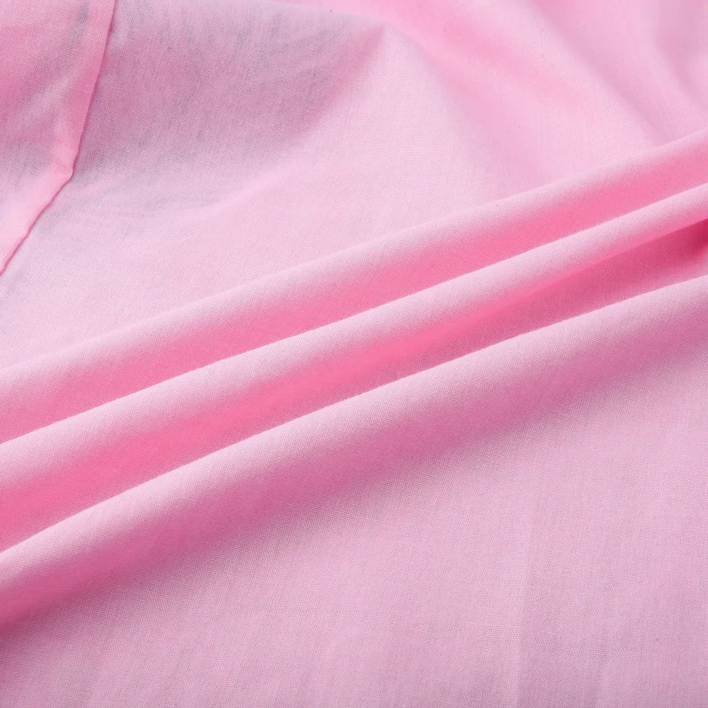 Блузки размера плюс для женщин Повседневная однотонная блуза Свободная рубашка