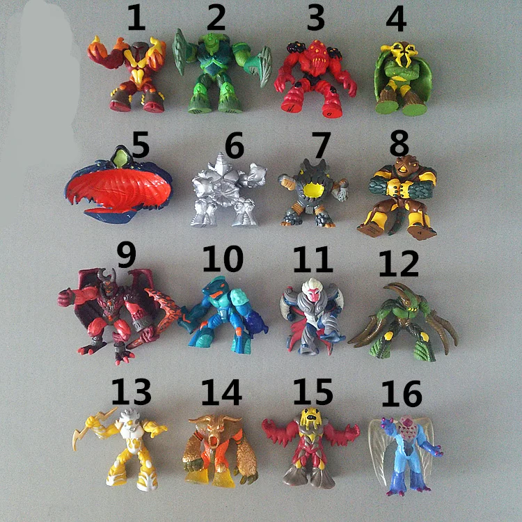 Оригинальные экшн фигурки Gormiti monster Warrior ПВХ Мультяшные игрушки Мини куклы для
