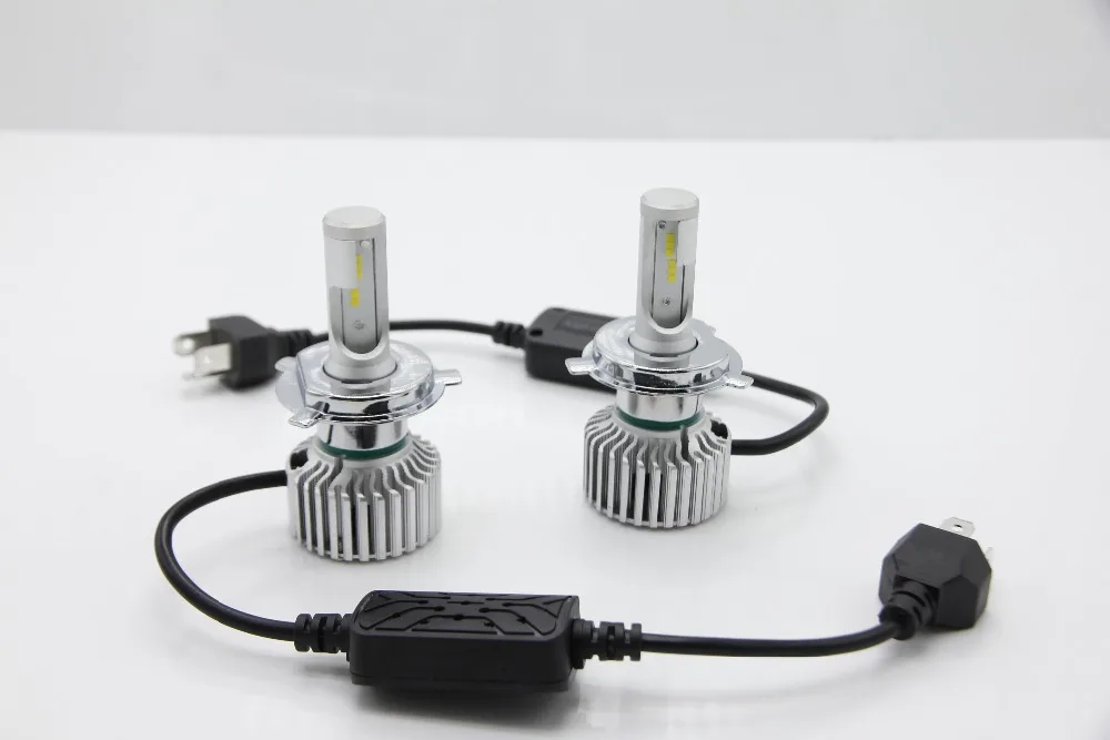 1 пара супер яркий автомобильный Led H4 CSP чип 60 Вт авиационный алюминий 8000 люмен