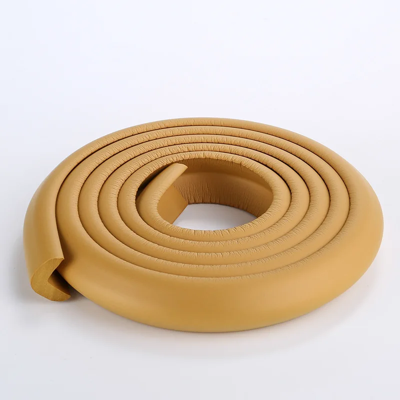 L Shape Wood Color 2 м Детский защитный уголок, защита для детей, уголки для мебели, защита углов, защита для детей, защитный уголок для стола - Цвет: L Shape Wood Color