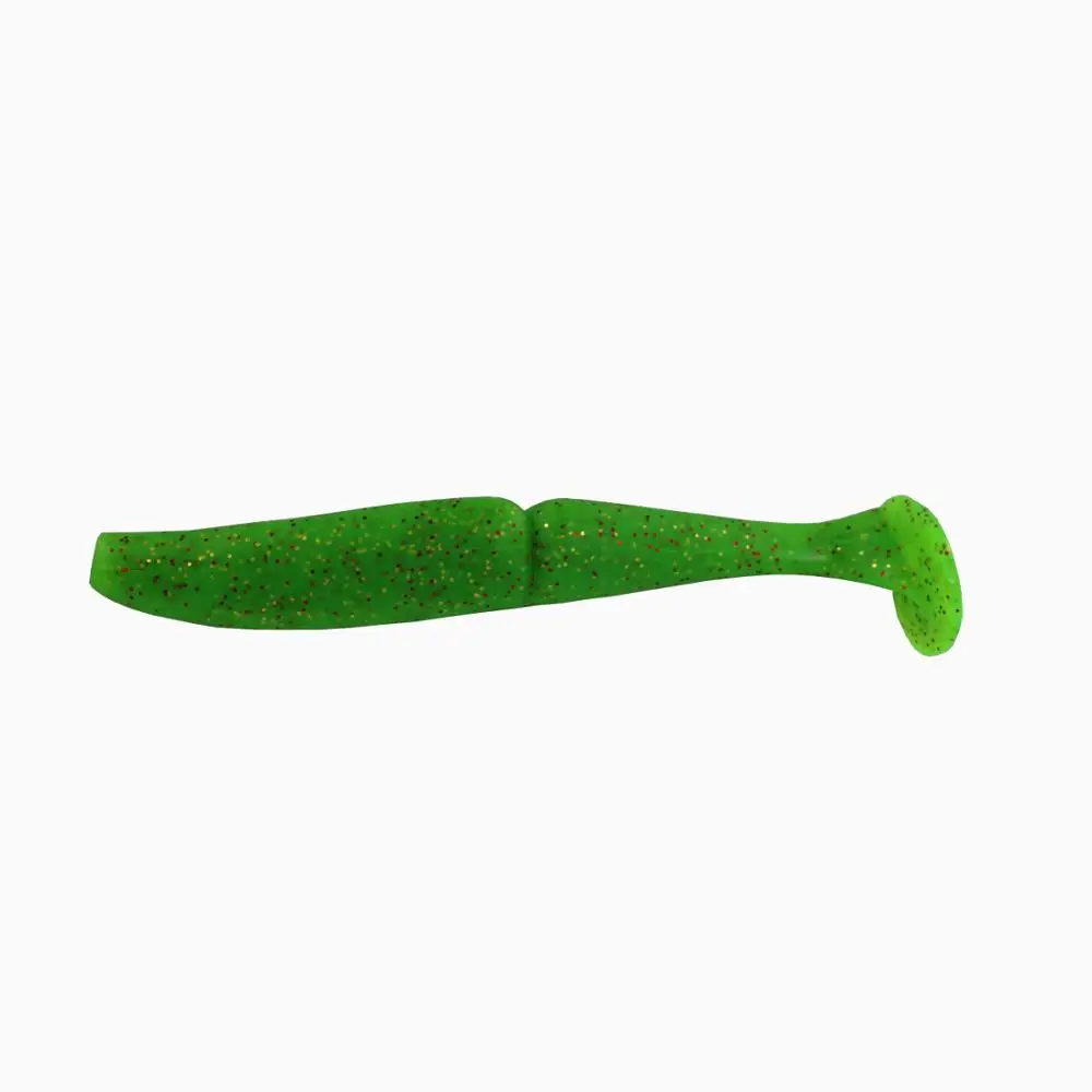 02 BassLegend-Japan One Up Shad Bait Bass Pike Zender Walleye плавающая приманка T Tail Shad 75 мм/5 г 6 шт - Цвет: 02