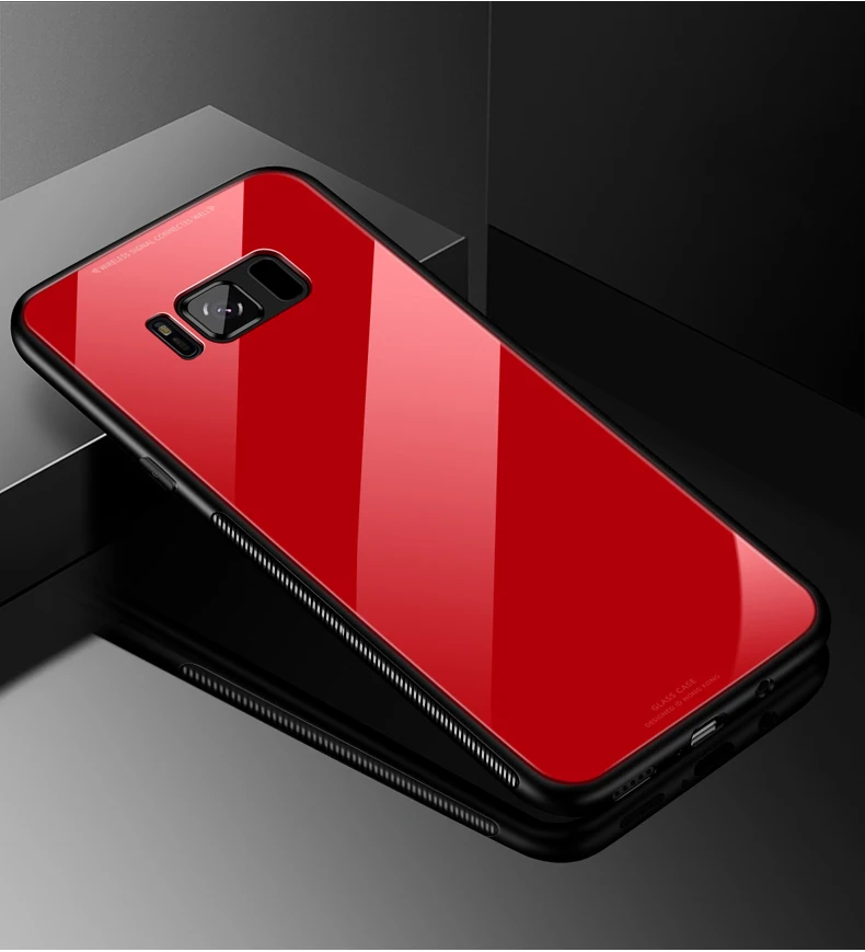 Самый популярный стеклянный чехол-накладка с защитой от царапин для Samsung Galaxy S8