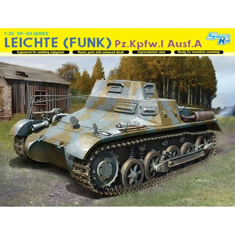 Набор моделей DRAGON 6591 1/35 Leichte (Funk) Pz.Kpfw.I Ausf.A - Scale | Игрушки и хобби