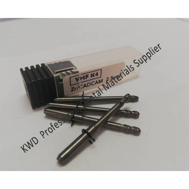 2 Piece Open CAD CAM System Zirconia VHF K4 Milling Burs Dental Lab Coating Tool 0.6/1.0/2.0mm | Красота и здоровье