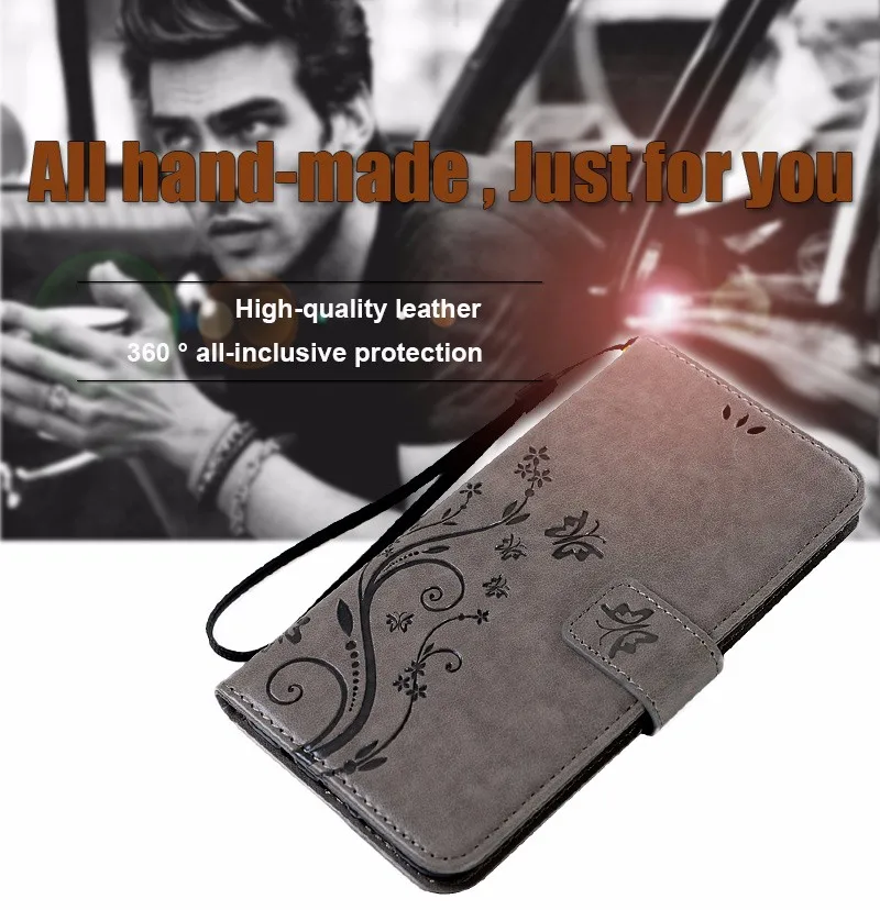 YOKIRIN чехол для huawei Honor 4A бабочка чехол с подставкой Чехол для телефона из искусственной кожи для huawei Y6/Y6 шкала высот/Honor 4A Fundas сумка