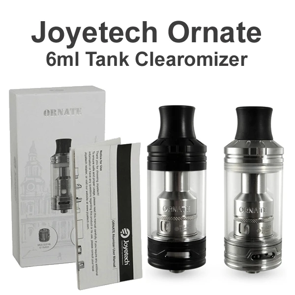 Оригинальный Joyetech Ornate RTA распылитель с 6 мл ёмкость богато Sub-Ohm бак 0.15ohm совместим