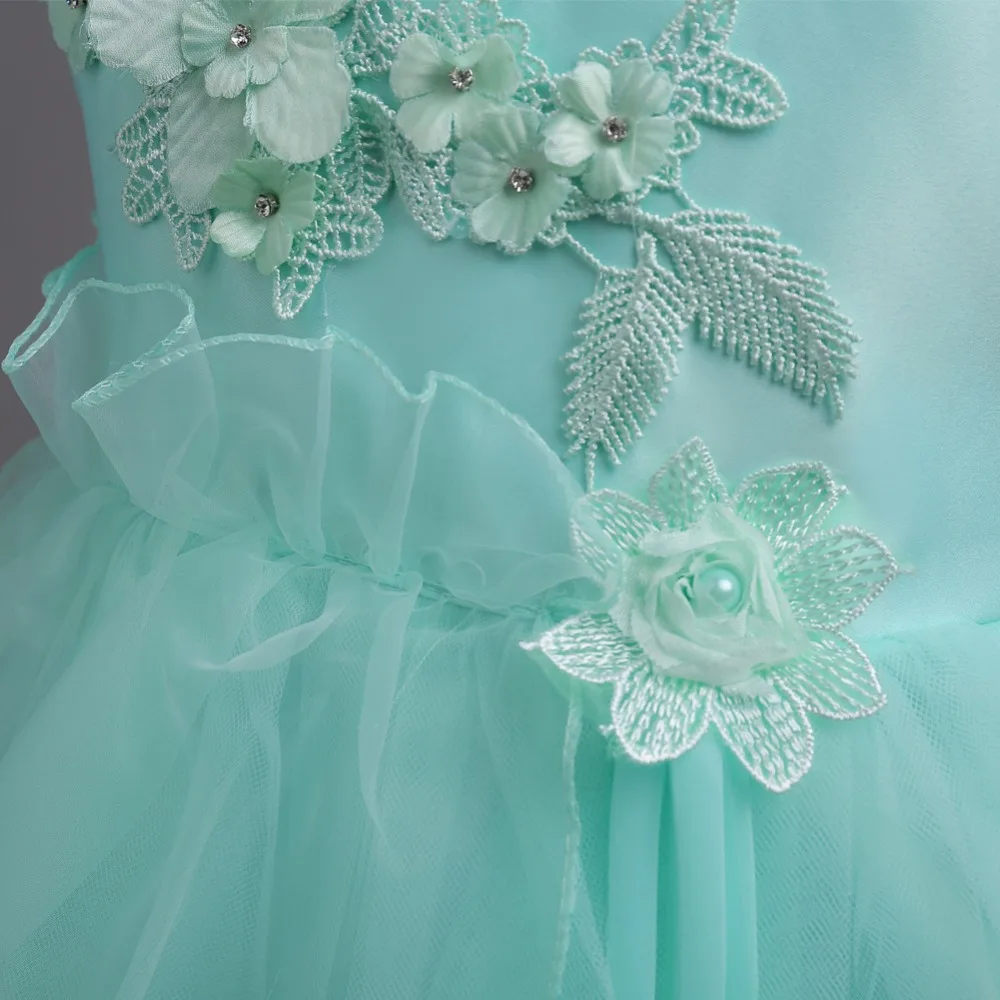 Красивые Детские вечерние платья для девочек одежда детей Топ 10 дизайнерское