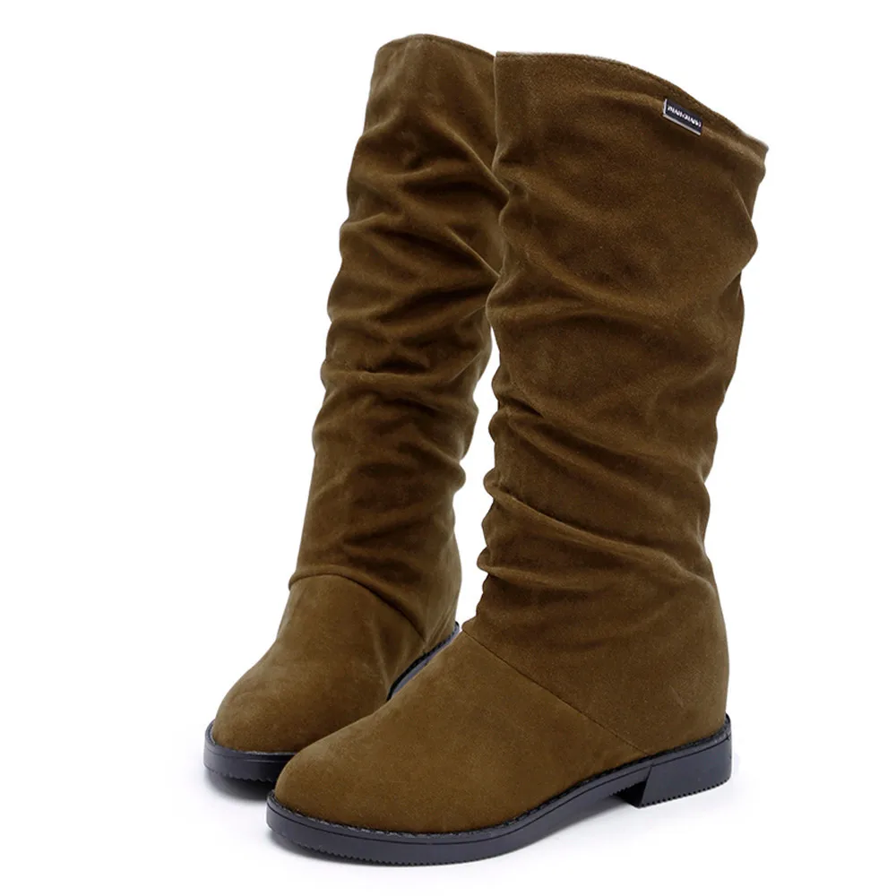 Женские ботинки Martin брендовые из эластичного хлопка без шнуровки на плоской