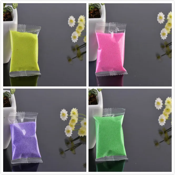 1 мешок микро пейзаж песок к реке море Фея Сад миниатюрные террариумы смолы