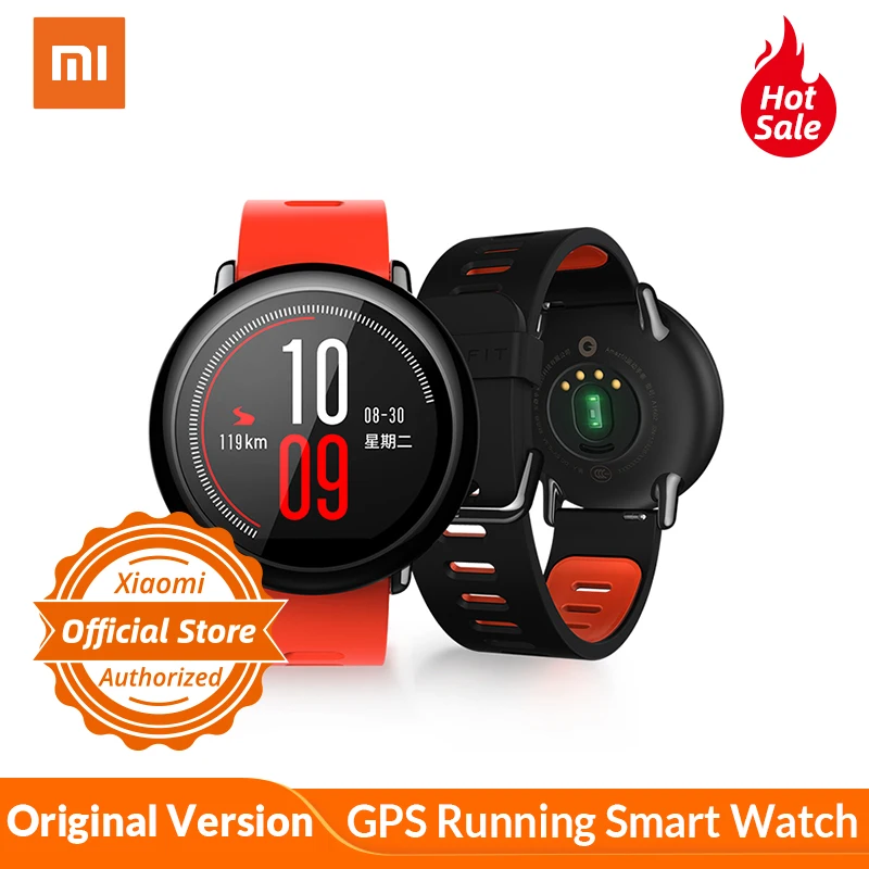 Глобальная версия Xiaomi Huami AMAZFIT Pace gps работает Смарт часы Bluetooth 4 0 спортивный