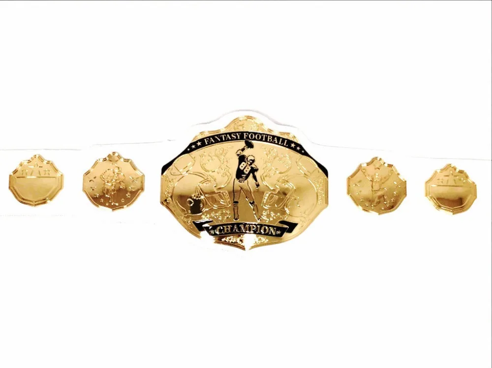 Fantasy Football Чемпионский Пояс Трофей Премии Белый &amp Gold | Спорт и развлечения