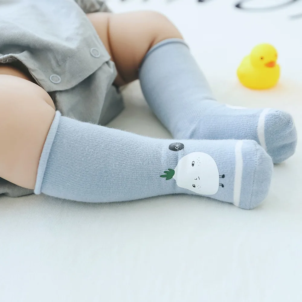 MIBAO/летние хлопковые носки для малышей 3 пары детские гольфы с принтом животных
