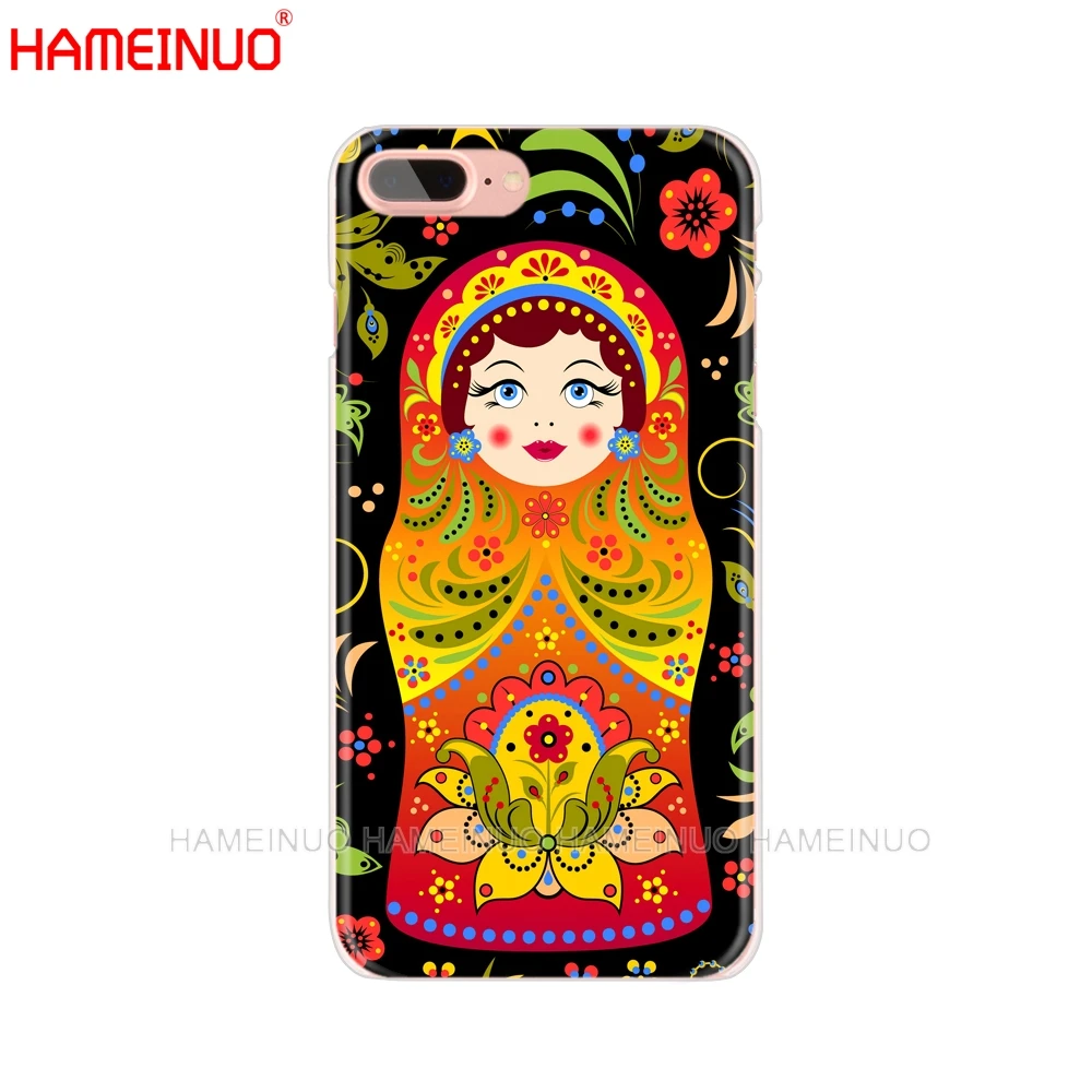 HAMEINUO Russian matryoshka Dolls Pattern Cute Luxury cell phone Cover case for iphone X 8 7 6 4 4s 5 5s SE 5c 6s plus | Мобильные
