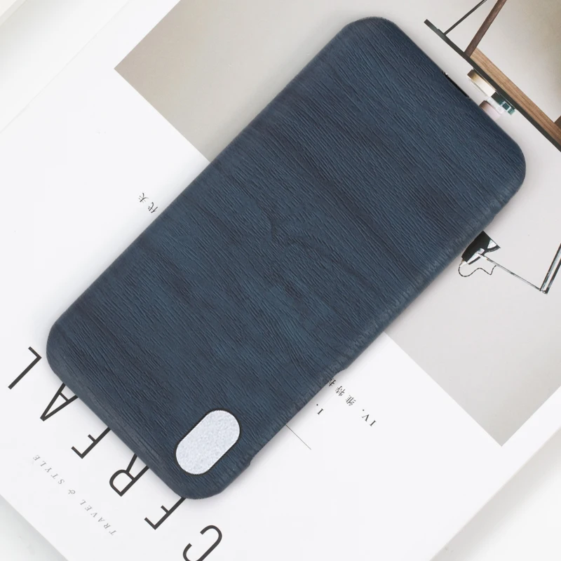 Чехол для телефона из искусственной кожи с деревянным лицевым покрытием Xiaomi Redmi 7A