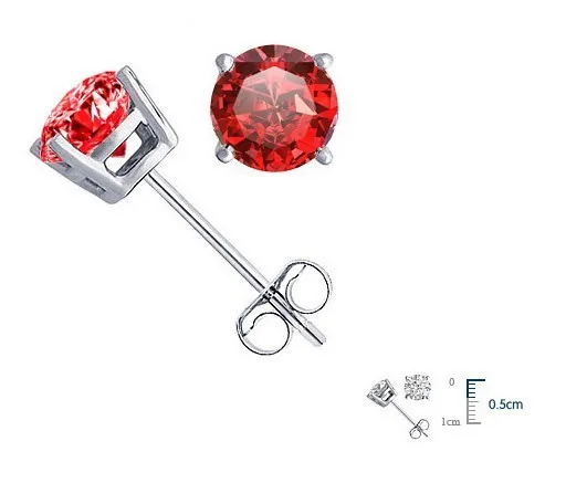 cubic zirconia stud earring 5mm size cute fancy stick cz classic jewelry bijouteria | Украшения и аксессуары
