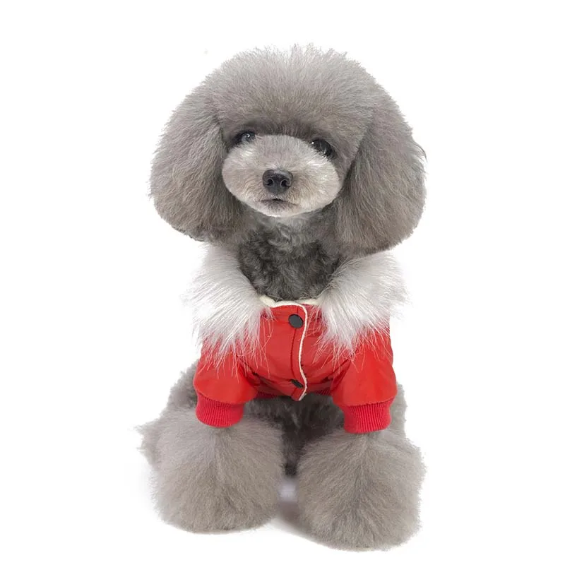 Warm Dog Clothes For Small Dog Windproof Winter Pet Dog Down Padded Clothes Puppy Outfit Yorkie Chihuahua Clothing Jacket&Coat