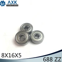 688zz bearing 8165 mm abec 5 10pcs miniature 3d printer heatbed 688 z zz ball bearings 688z