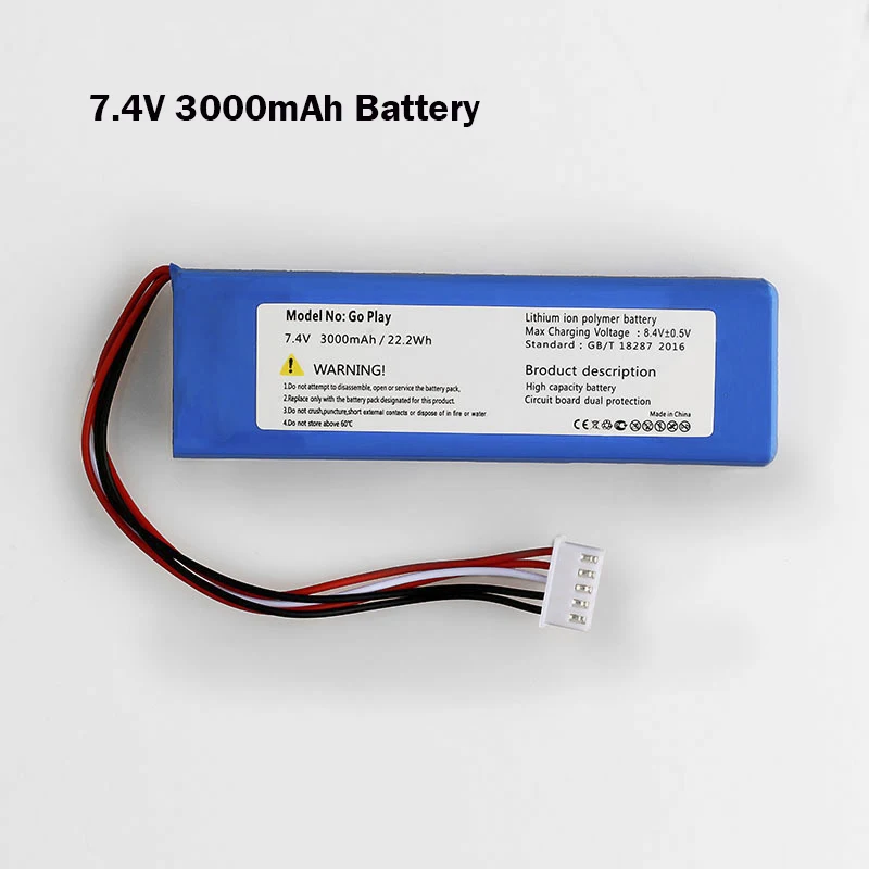 7 4 V 3000mAh аккумулятор для Harman Kardon Go Play Беспроводной Bluetooth динамик аксессуары
