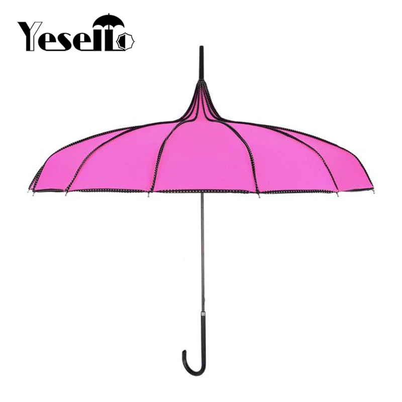 Yesello башня в форме пагода для женщин Большая большая длинная ручка Готическая