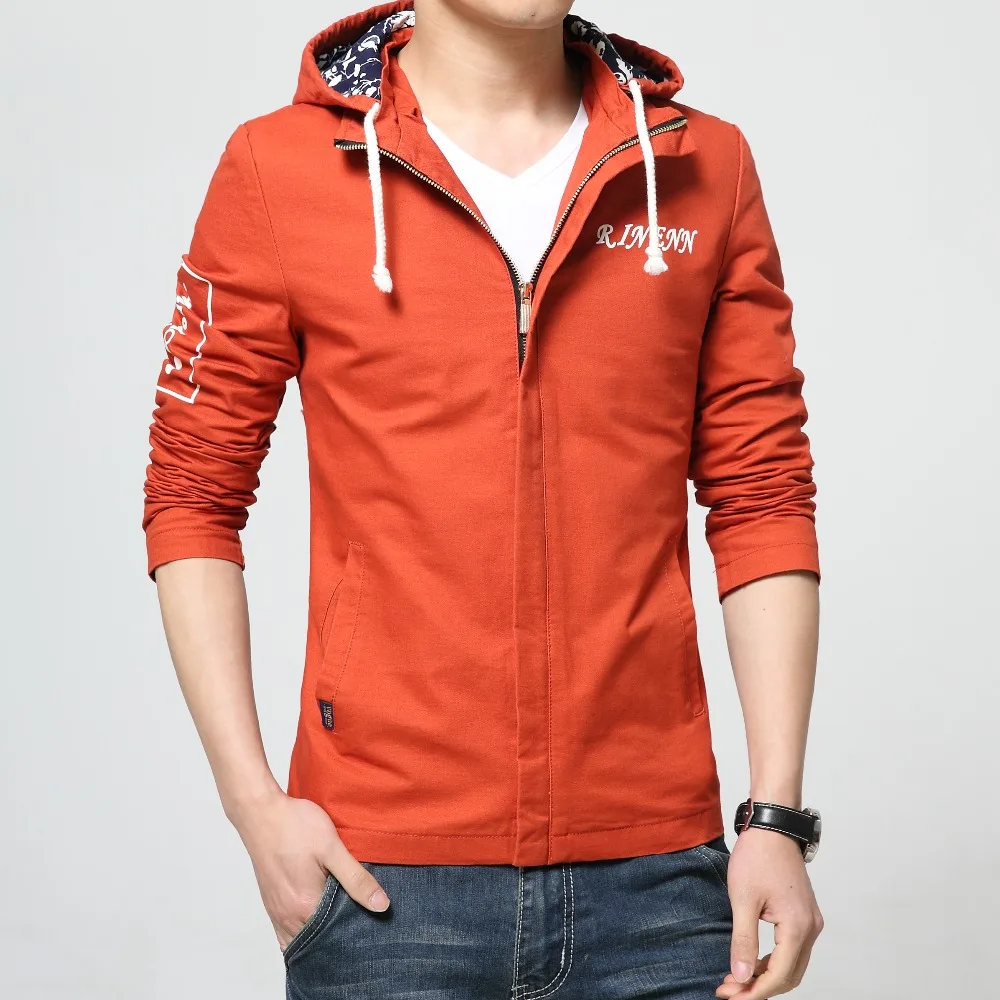 

Hooded Jacket Men Autumn Printed Jacket Chaqueta Hombre Veste Homme Spring Bomber Jacket Men Outwear Hoodie Jacket Clothes 2XL