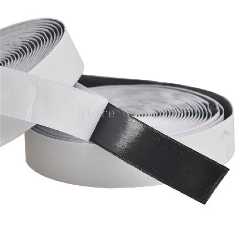 Черный самоклеящийся крючок и липучка 25 мм клейкая черная лента AA7332 | Дом сад