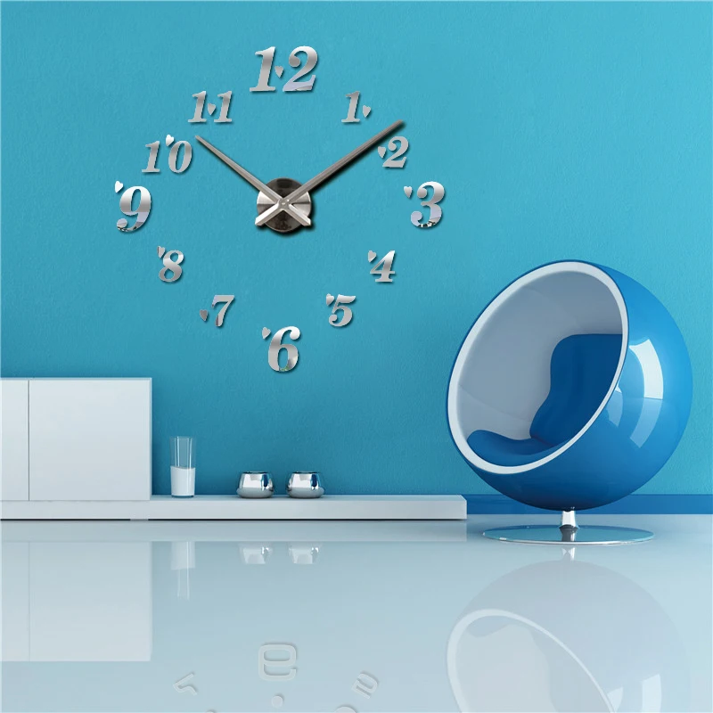 2018 hot sale wall clock diy reloj de pared modern design horloge murale large decorative clocks quartz watch living room brief | Дом и сад