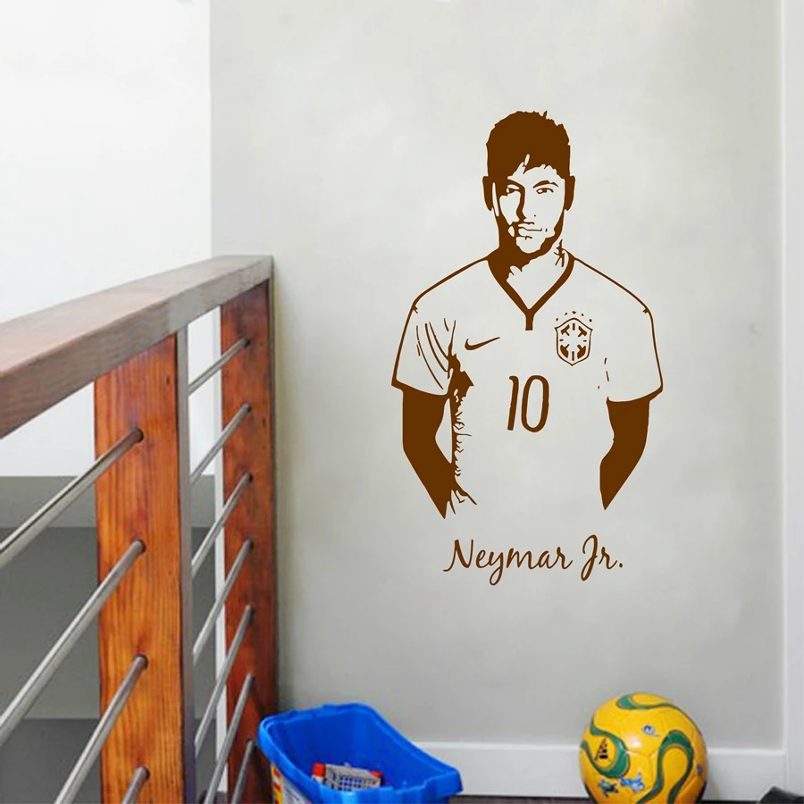 Детская Наклейка на стену в виде футбольного игрока|stickers wings|stickers stonessticker decor |