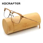 HDCRAFTER брендовые Дизайнерские деревянные оправы для очков с прозрачными линзами, оправа для очков для мужчин и женщин, простые очки для компьютерного чтения