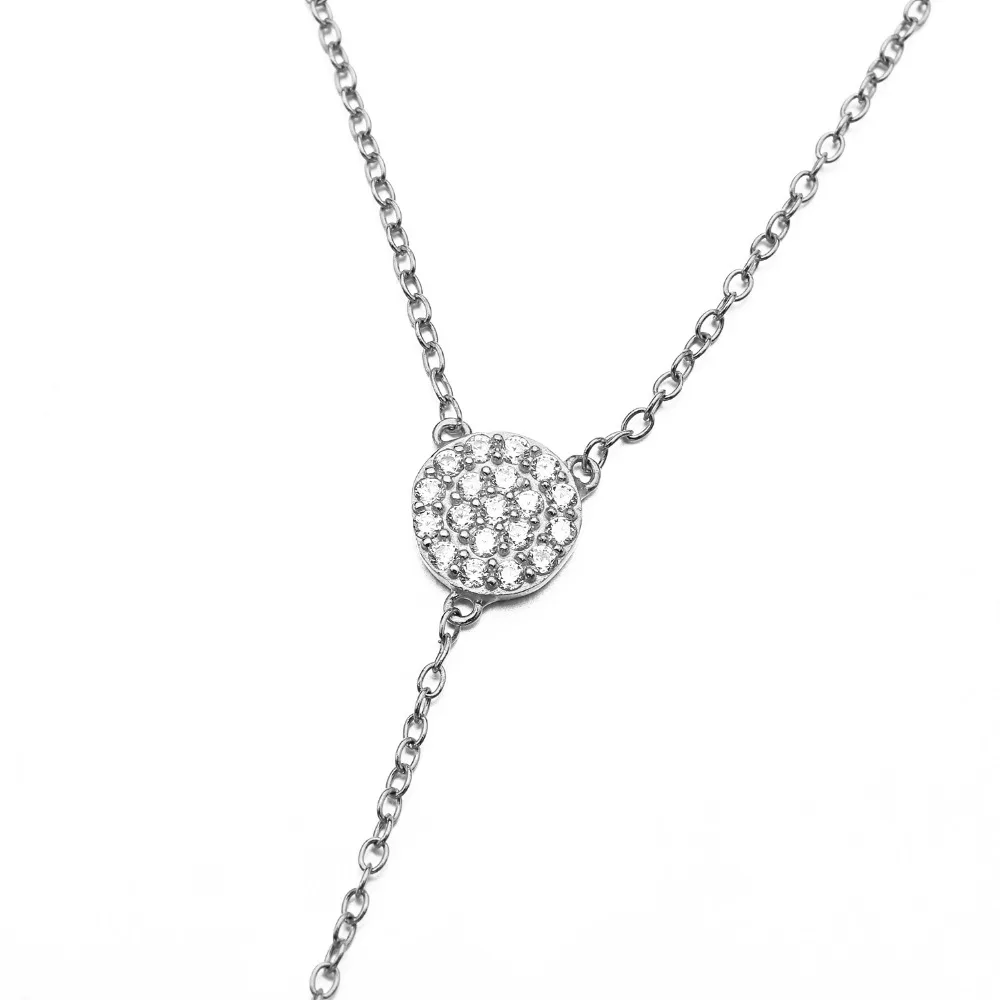 Длинные ожерелья с кулоном в виде гайки и пули для женщин золотые белые