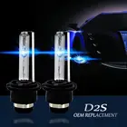 D2S 55W OEM Автомобильные HID Сменные лампы для фар 100% водонепроницаемые пыленепроницаемые лампы для автомобильных фар 2 шт.