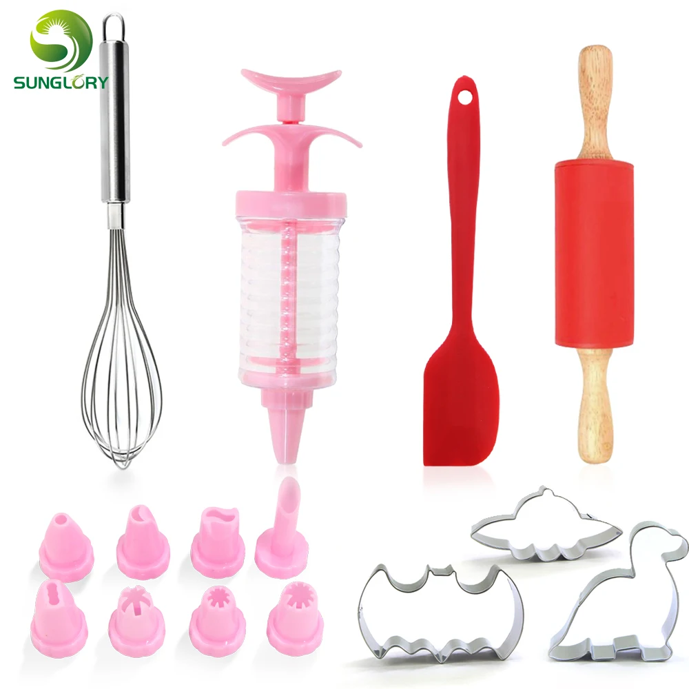 Набор для выпечки печенья набор помадки обледенения сливки шприц резак