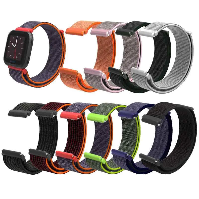 Нейлоновый ремешок Correa для Fit bit Fitbit Versa Band умный фитнес-браслет спортивные часы наручные браслеты Pulsera Сменные аксессуары