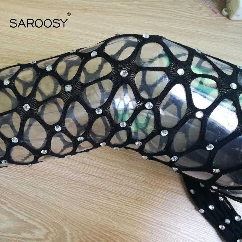 SAROOSY сексуальные Модные полые колготки для женщин Стразы большое отверстие