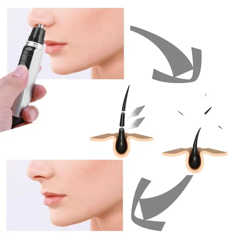 1 шт. портативный Электрический триммер для носа и волос|nose clipper|nose hair trimmershaving nose |