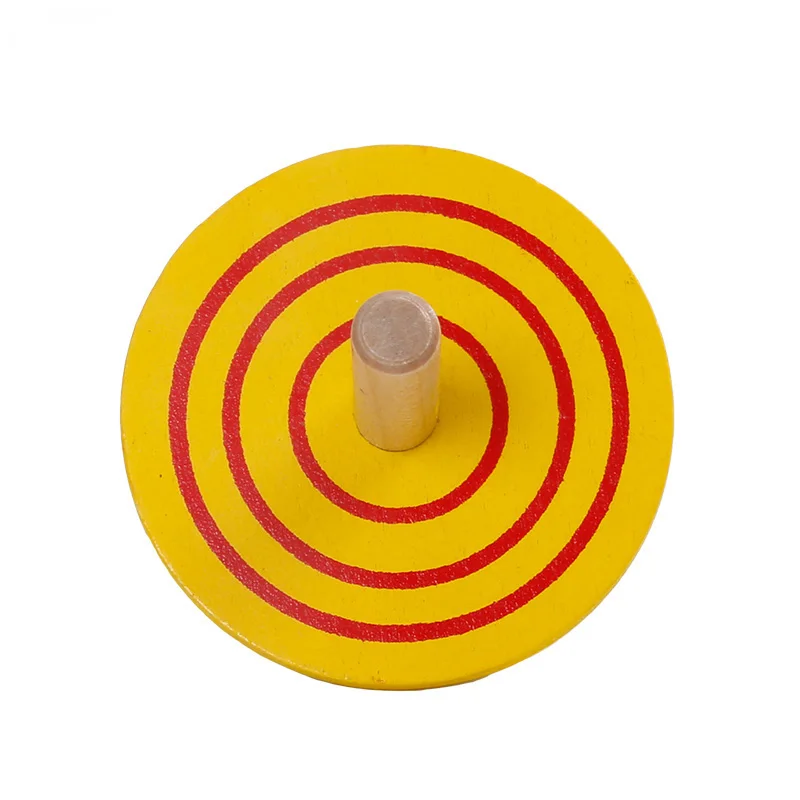 Спиннинг Топ деревянный вращающийся гироскоп 4 шт./1 Набор традиционные Детские