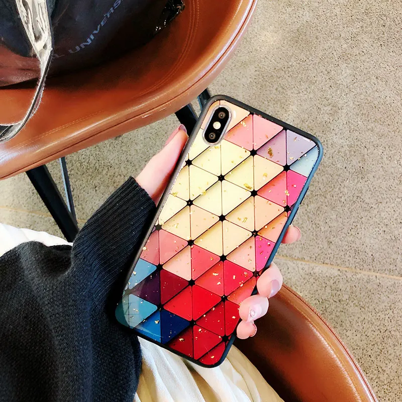 Классный чехол для iphone XR ударопрочный чехол для Xs Max Цветной корпус Coque для iphone X XS 3d разноцветный