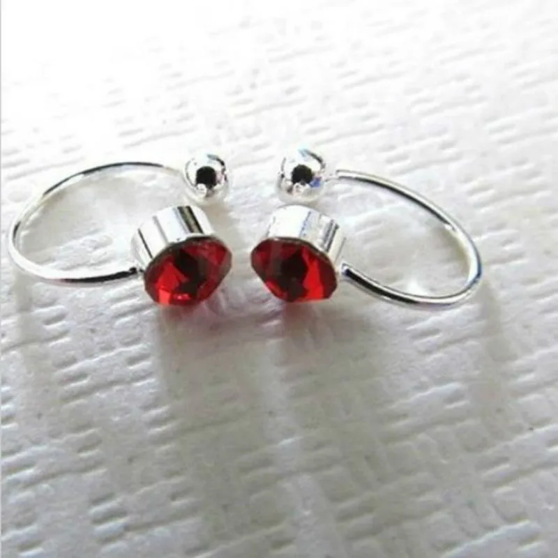 Женские серьги гвоздики из нержавеющей стали 2 шт./компл.|Серьги-клипсы| |