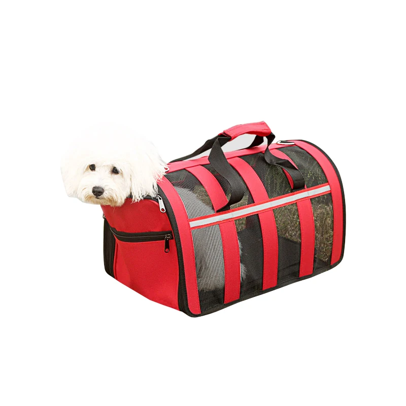 Сумка-переноска для собак и кошек из ткани Оксфорд складная клетка животных