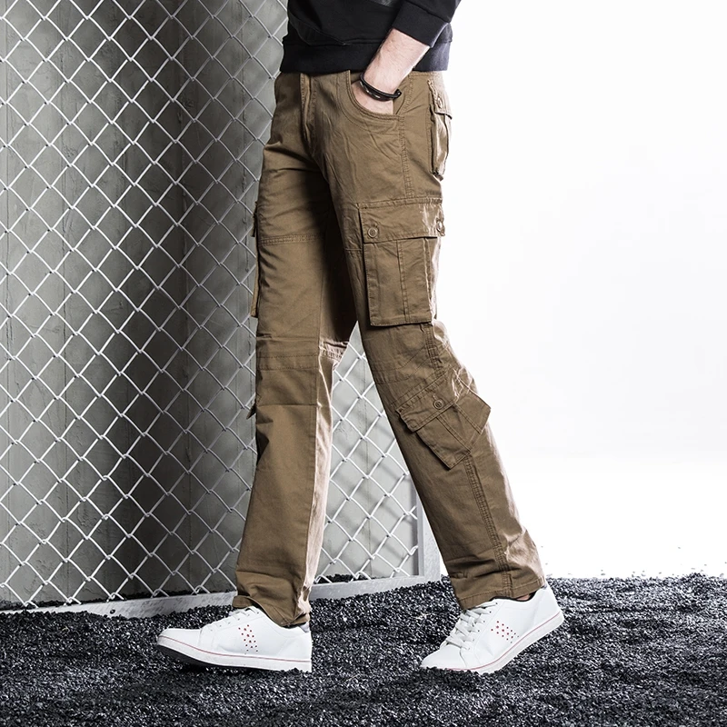 Высокое качество модные мужские повседневные брюки 2017 новые джоггеры Осень