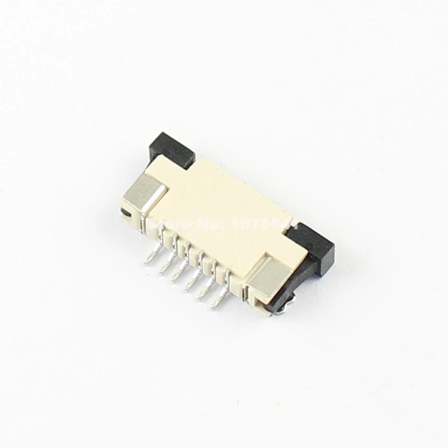10 шт. гибкие печатные платы FFC 1 мм Шаг 6 Pin с выдвижными ящиками Тип ленты плоский