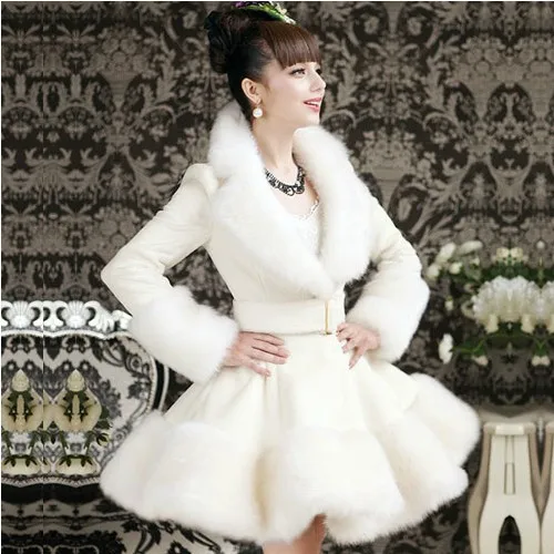 Осень зима роскошный большой воротник из искусственного меха женское тонкое