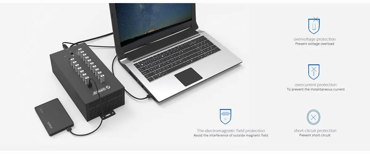 20 usb портов промышленный USB2.0 концентратор USB разветвитель может избежать электромагнитных помех и адаптироваться к суровым условиям, IH20P