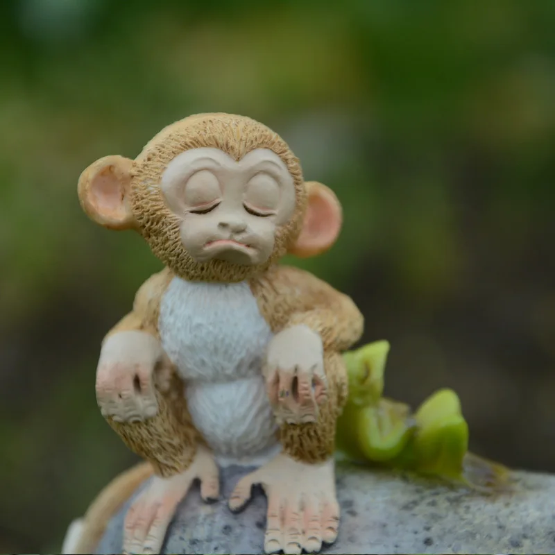 Силиконовая форма формы для помадки спящие обезьяны и лягушки мыла торта