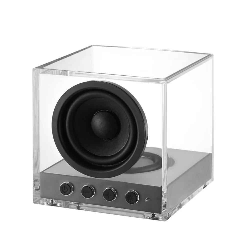 BTS-630 Беспроводной Bluetooth Динамик Прозрачный 5 Вт стерео сабвуфер/Красочный Светодиодный свет микрофон Поддержка разъем линейного входа TF воспроизведения музыки наушники-вкладыши TWS