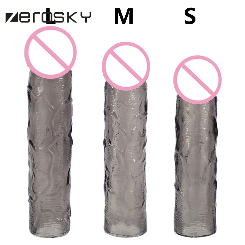 Zerosky повторное использование презерватив удлинитель пениса интимный Товары для