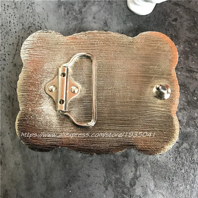 

NBZZR Cowboy Pray Christianity Cross Good quality Gold Belt Buckle Man and Woman Fit 4cm widt belt Jeans accessories Gift