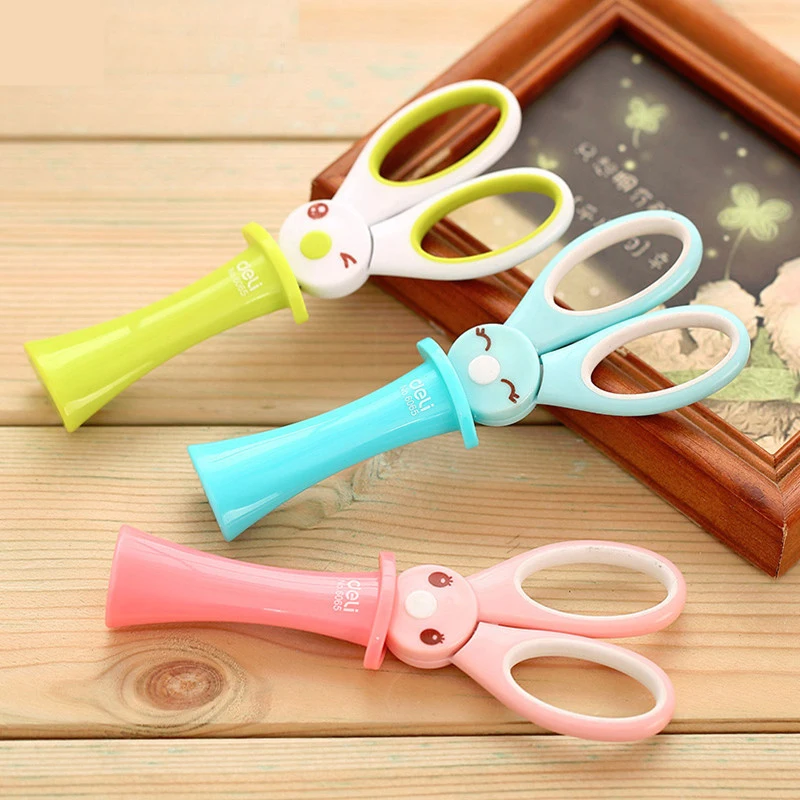 Deli 12 шт. детские ножницы милые Kawaii школьные для бумага скапбукинга DIY самодельный