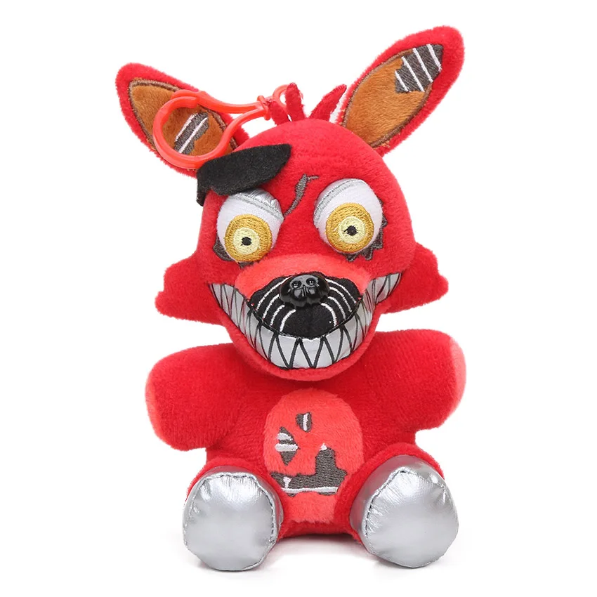 15 см-45 см Five Nights at Freddy's плюшевые игрушки FNAF кошмар красный Foxy Freddy Fazbear плюшевый брелок-подвеска мягкая кукла