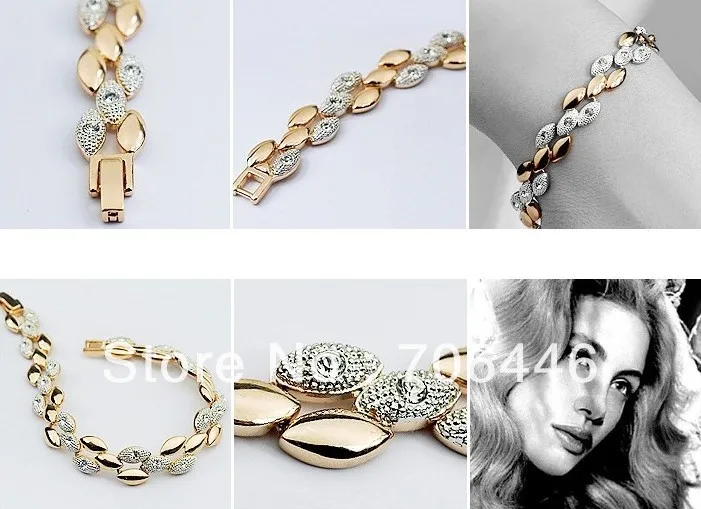 

Two Tone Zinc Alloy and CZ Crystal Necklace Bracelet and Earrings Jewelry Set