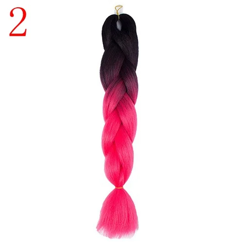 P18/22 MERISIHAIR, 24 дюйма, Омбре, розовый, блонд, красный, синий, плетеные волосы, синтетические, вязанные волосы для наращивания, огромные косички, прически - Цвет: P18/22